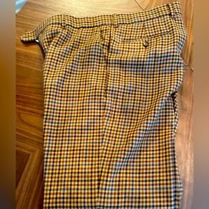 Paul Fredrick Brown Wool Pants